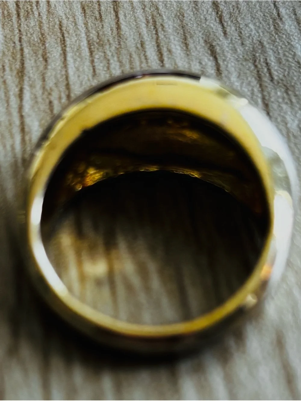 Modern Gold Dome Band Ring